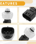 AC Pressure Switch Sensor For Toyota Camry 2006-2017 Car Air Conditioning Refrigerant Pressure Transducer Plastic And Metal