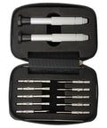 12 Piece Eyeglass Repair Tool Kit For Glasses Watches Phones And Clocks Compact Travel Pocket With Precision Mini Screwdriver Set 2 Multi Use
