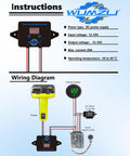 Wiring diagram for Battery Adapter Converter Kit For 18V Ride On Cars Upgrade With Low Voltage Protector Voltage Display PWM Controller Fuses And Wire Terminals Easy Install Plug And Play DIY Boost