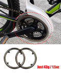 Trail Ready Bike Chain Guard And Chainring Protector Cover Black Plastic Bash Guard For Mountain Bike Sprocket Crankset