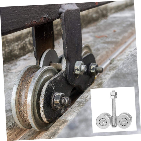 Heavy Duty Sliding Track Roller For Industrial Doors And Gates, Steel Wheel Replacement With Easy Install, Smooth Sliding Pulley