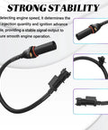 Crankshaft Position Sensor For Hyundai And Kia Engines Replacement OEM No 39180 2B000 391802B000 showing connector and cable