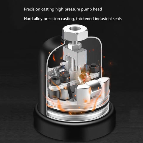 No Frills Heavy Duty Pneumatic Grease Pump For 5 Gallon Drums with precision casting high pressure pump head design.