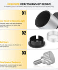 1.25 Inch 90 Degree Erecting Prism For Telescopes Optical Prism Not A Mirror Delivers Upright Left Right Corrected Image design details showcasing inner thread, dust covers, and fixing eyepiece thumbscrew.