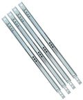 Beefy Heavy Duty Two Way Drawer Slides With Ball Bearing Runners For Cabinets And Drawers 12.2 Inch Silent Glide Side Mount Cold Rolled Steel Easy Replacement For Bedroom And Kitchen, four steel rails