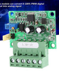 Analog Voltage To PWM Converter For 3.3V Signals with connectors and circuit board