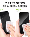 Individually Wrapped Pre Moistened Screen Wipes For Smartphone Tablet Laptop Keyboard And Monitor Cleaners Pack Of 120
