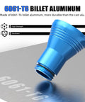 Blue Aluminum Oil Filler Funnel For Yamaha Tenere 700 Series, CNC machined 6061 aluminum, high-strength billet construction