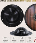 Hand Forged Iron Shield Boss Umbo For Close Combat Grade Medieval Shield Mount Eight Inch Functional Hema