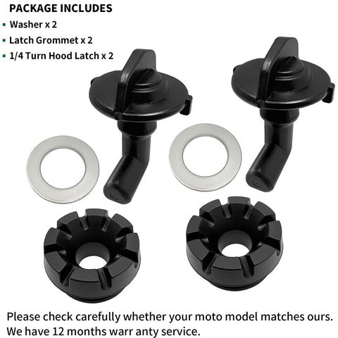 2 Piece Hood Latch Toggle And Grommet Washer Kit For Polaris RZR 570 800 900 XP 4 900 S 800 4 800 Models components