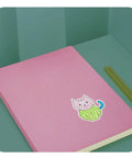 Ultimate Diamond Art Kit For Kids 6-12 3000+ Sparkly Gems For Unicorns, Rainbows, Rockets And More All In One Craft Set For Creative Boys And Girls Perfect Birthday Gift And Classroom Activity. pink craft notebook with cat diamond art sticker and two styluses