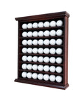 Wall Mount Golf Ball Display Case In Black Finish With Green Felt Interior No Door For Easy Showcasing And Collecting Perfect For Home Golf Room Decor Measures 14.6 W By 17.4 H By 3 D