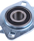 3/4 Inch Pressed Steel Two Bolt Flange Bearing SBPFL204-12 SBSFL204-12 for dump truck tarp systems close-up view