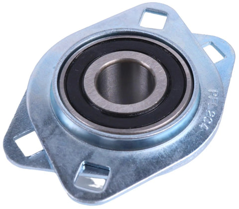 3/4 Inch Pressed Steel Two Bolt Flange Bearing SBPFL204-12 SBSFL204-12 for dump truck tarp systems close-up view