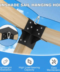 4x4 Pergola Bracket Kit 8 Pack With 3 Way Right Angle Corner Brackets And Post Base Galvanized Steel Durable Built To Last