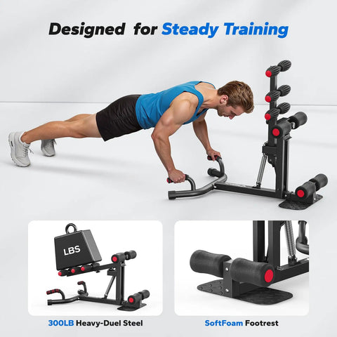 Adjustable Blue Steel Squat Assist Frame For Glute And Quad Growth Heavy Duty Beast Mode Leg Day Crusher with 300LB capacity.