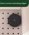 Roomba Vac Robot Vacuum With Power Suction, 3-Stage Cleaning for Carpet and Hard Floors, in use cleaning edges and corners