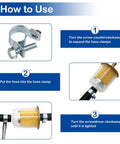 How to use instructions with images for 36Pcs Mini Fuel Line Clamps Assortment Kit For Automotive Gas And Diesel Lines