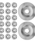 20 Piece Flute Repair Kit Accessories Stainless Steel Screw Gaskets And Sheet Metal Washers For DIY Wind Instrument Repairs Precision Fit For Reliable Screw Assembly And Maintenance, 20 stainless steel washers