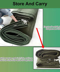 Foldable Cargo Handling Slides With Durable Canvas Unloading Chute for Easy Grab And Go Transport and Storage 20x2m shown folded