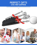Telescoping Magnetic Tool Set With LED Light And Inspection Mirror, gift set, with happy recipients.