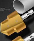 Heavy Duty High Carbon Steel PPR Pipe Reamer Kit With Hex Shank Step Drill Bits For PVC Expander And Deburring Plumbing Maintenance Tools That Get The Job Done Super Fast. 24mm and 31mm bits