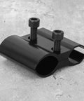 Black aluminum 2 Pack Black Tube Barrel Mount Holder For Flashlight And Laser Torches With Hex Wrench