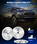 Beefy Heavy Duty Truck Hub Seal Driver Set, 9-Piece Kit, aluminum alloy discs with engraved sizes, fits Class 7 and 8 trucks