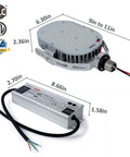 150W LED Retrofit Kit Workhorse For Street Lights And High Bays 5000K Cool White 18000 Lumens 100 277V DLC Listed