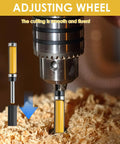 Double Bearing Flush Trim Router Bit Set With One Quarter Inch Shank Carbide Top And Bottom Bearings used for wood cutting