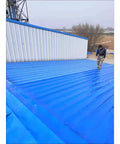 Heavy Duty Waterproof Roofing Felt Tape Self Adhesive Asphalt Shingle Repair Roll With Rock Solid Leak Proof Seal For Durable Roof Underlayment and Flashing Protection That Holds Water Like A Champ, installed on a metal roof.