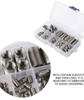 Inner Thread Self Tapping Thread Inserts Set In Stainless Steel M3 To M12 50 pcs with storage case, vibration resistant