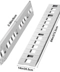 Heavy Duty Aluminum Car Ramps For Slammed Rides And Low Clearance Vehicles Featuring Six Thousand Lb Load Rating With Extra Long Eighty Four Inch Gentle Approach Angle Designed To Protect Bumpers During Daily Driver Maintenance Plus Two Pack, 84 inch ramps with a 2.36 inch height for low clearance.