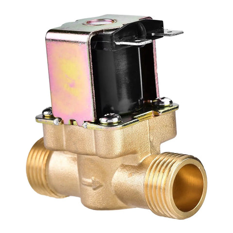 Solid Brass 24 Volt Dc Solenoid Valve For Predictable Water Pressure Setup That Absorbs Pressure Spikes Like A Boss In A Standard 1/2 Inch Port For Easy Hook Ups And Reliable Performance