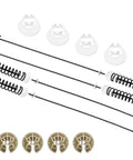 Washer Suspension Rod Kit 4 Pcs Replacement For Top Load Washers Keeps Tub Stable During Unbalanced Loads W10780048 parts