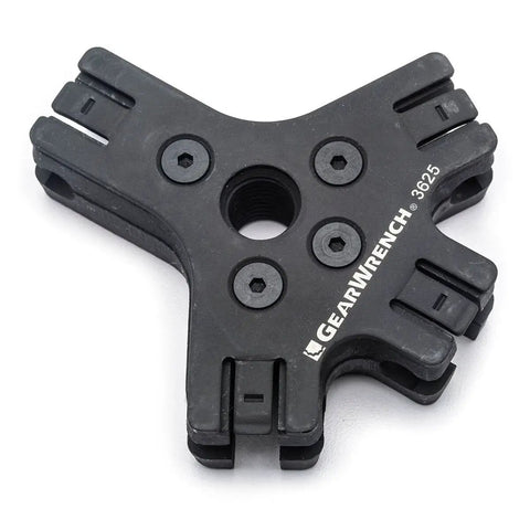 Pro-Grade 2 Or 3 Jaw Internal External Ratcheting Puller component with locking design, part of heavy duty auto puller, GEARWRENCH brand.