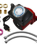 Straight Up Replace Grundfos Hot Water Circulator Pump Up15 10Su7P TLC 115 Volt 25 Watt with connectors and timers