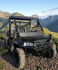 Rugged 1000Cc Off Road UTV For Construction And Farm Work Heavy Duty Utility Vehicle on rocky mountain trail landscape