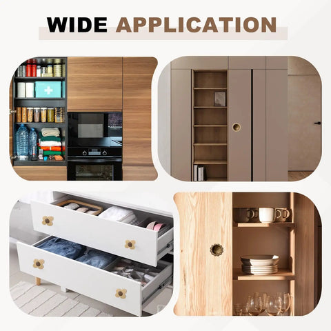 10 Pack Dope Brass Flower Cabinet Backplates 1 Inch Vintage Bronze Washer Hardware for doors, drawers, and cupboards use