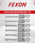 Heavy Duty Steel Truck Bed Mounting Bolt Kit For Ford Ranger 1983 2011 Replacement Hardware with bolts, nuts, and washers.