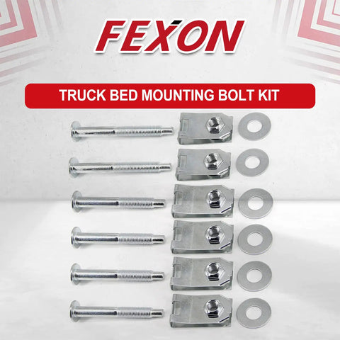 Heavy Duty Steel Truck Bed Mounting Bolt Kit For Ford Ranger 1983 2011 Replacement Hardware with bolts, nuts, and washers.