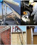 Waterproof Pipe Insulation Wrap For Outdoor Use, rugged heavy duty high resilience foam tube covers with aluminum foil shield