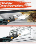 Powerful 2500W Portable Handheld Steam Cleaner With 1500ml Tank cleaning kitchen vent and air conditioner.
