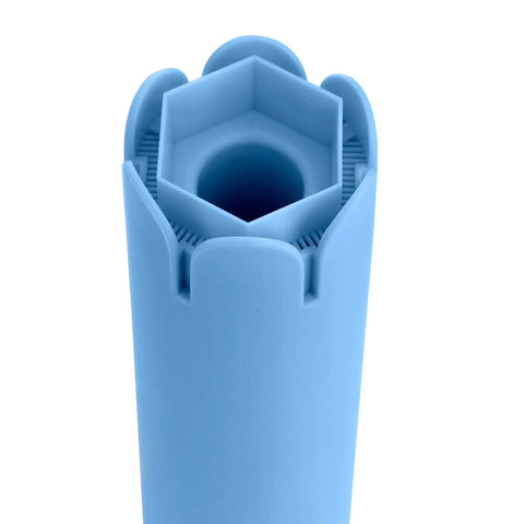 Top view of Clearyl Blue Compatible Water Filters For Coffee Machines 6 Pack Ultra Fine Activated Carbon Filtration Delivers Cleaner Tastier Water By Reducing Impurities Top Notch Replacement Filters
