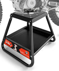Universal Dirt Bike Stand With Tool Tray Detachable Lift Up To 600 Lbs Fits Most Dirt Bikes Pit Bikes E Dirt And MX