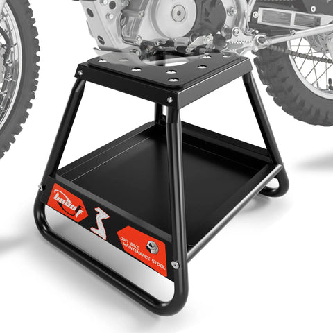 Universal Dirt Bike Stand With Tool Tray Detachable Lift Up To 600 Lbs Fits Most Dirt Bikes Pit Bikes E Dirt And MX