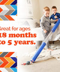 Two kids playing with a Kid Approved Tunnel Race Track Playset For Kids That Fits Most Toy Cars And Small Balls indoors.