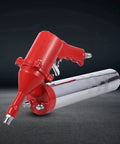 Pistol Grip Grease Gun With 11 Inch Flex Hose One Hand Operation 2400 6000 PSI 14 oz Air Operated Grease Coupler Tool, red design