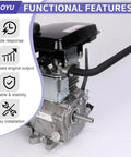 Mini Bike Exhaust Header Pipe Kit Drop In For Motovox MBX10 MBX11 MBX12 Monster Mega Moto MMB80 MMB105 Coleman RB100 RT100 And Lifan 79cc 105cc Engines Fits Chinese Lifan 1523 And Similar Mini Bike Applications shown installed on engine