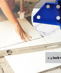 Flooring Spacers 1/2 Inch And 1/4 Inch Pack Of 40 For Laminate LVP Vinyl Plank Engineered Floating Installations DIY Friendly Gap Setting And Quick Alignment Anywhere in use during tile installation, focus on 1/4 inch gap.